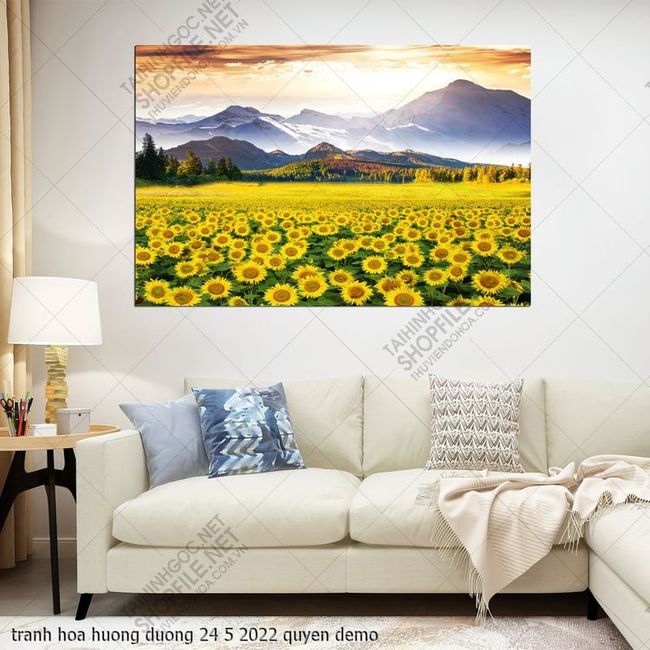 tranh hoa huong duong 24 5 2022 quyen
